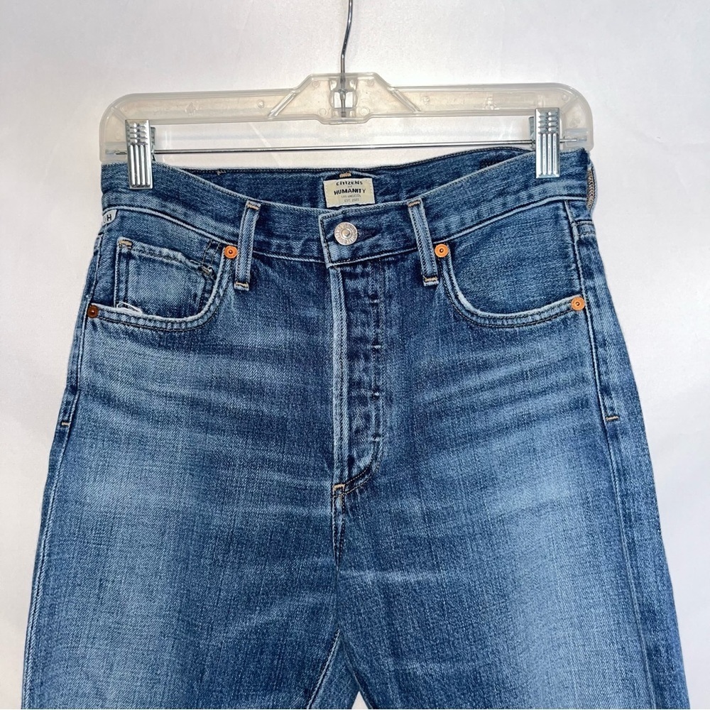 Citizens of Humanity Liya High Rise Classic Fit Crop Jeans - Picture 4 of 13